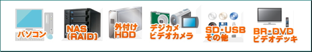 救出メディア一覧